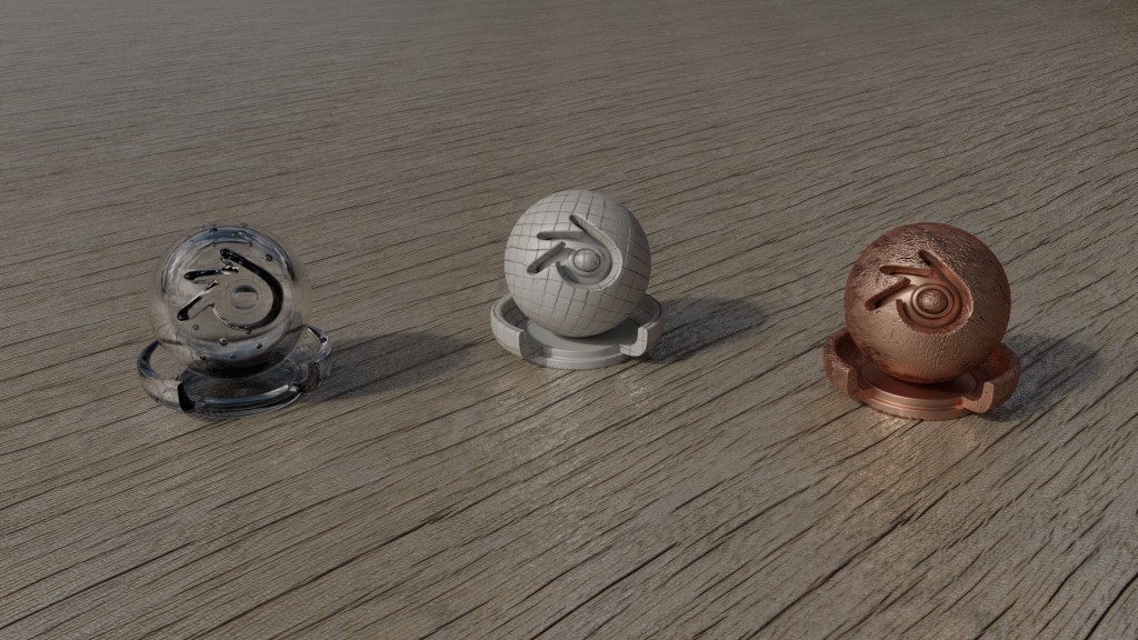 PBR Shader for Cycles Render Engine (Glass, Dialectric, Metal) preview image 1
